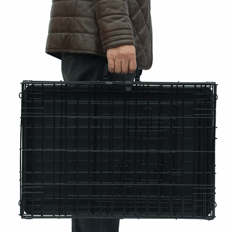 Foldable filum metallum canem caveam Foldable filum metallum canem caveam