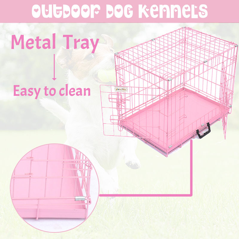 Foldable filum metallum canem caveam Foldable filum metallum canem caveam