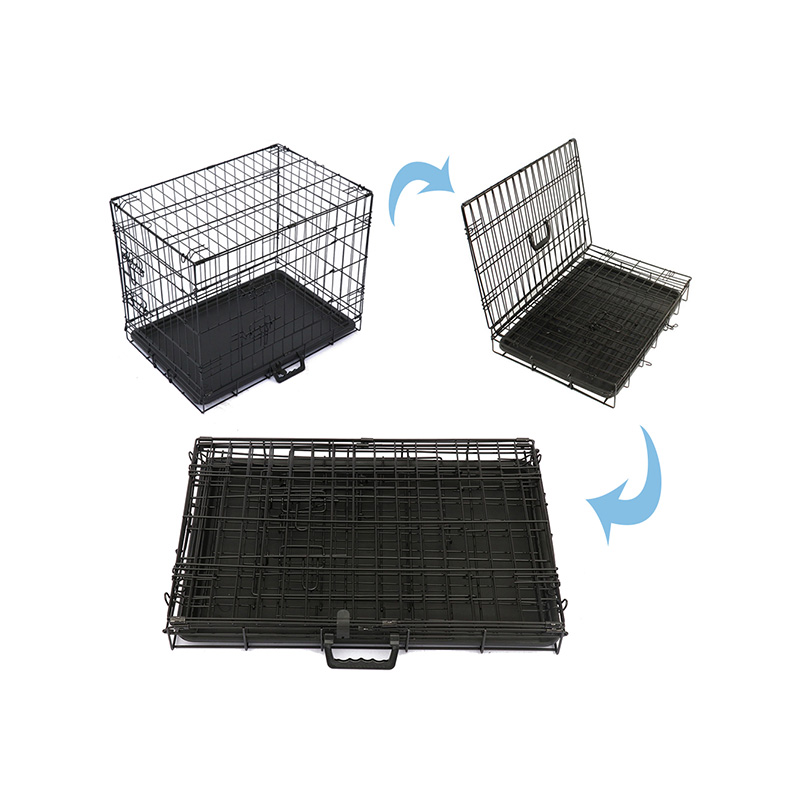 Foldable filum metallum canem caveam Foldable filum metallum canem caveam