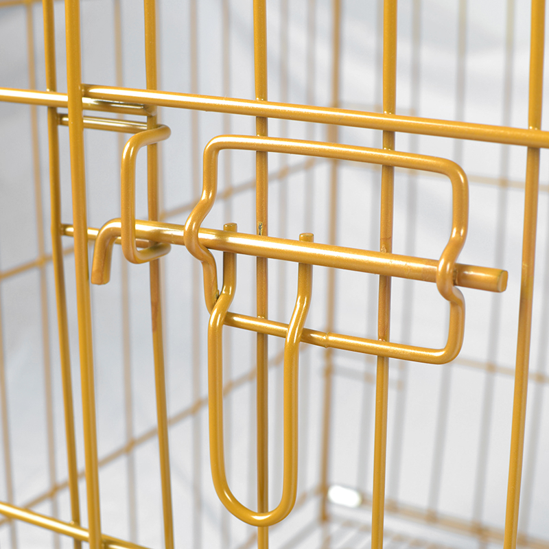 Foldable filum metallum canem caveam Foldable filum metallum canem caveam