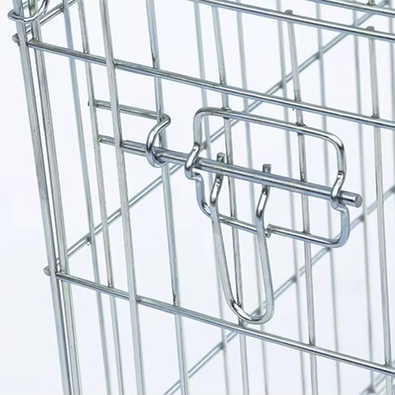 Foldable filum metallum canem caveam Foldable filum metallum canem caveam