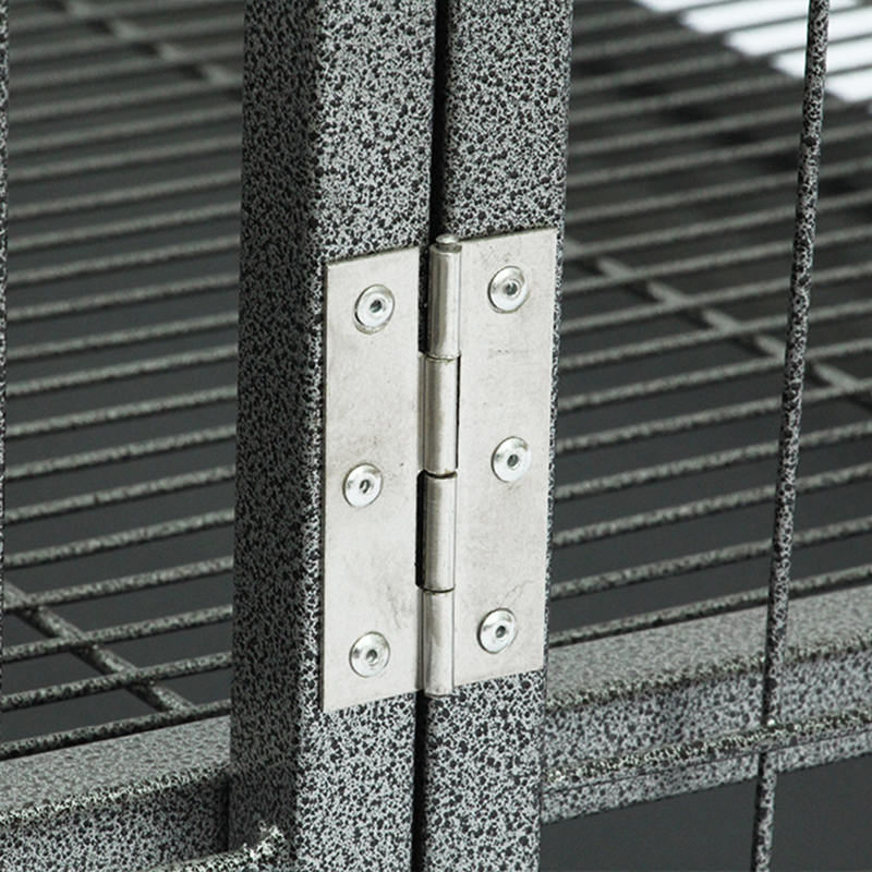 Open Top Tube Foldable Metal Canis Cage Open Top Tube Foldable Metal Canis Cage