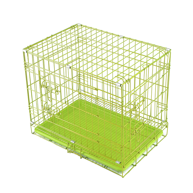 Foldable filum metallum canem caveam Foldable filum metallum canem caveam