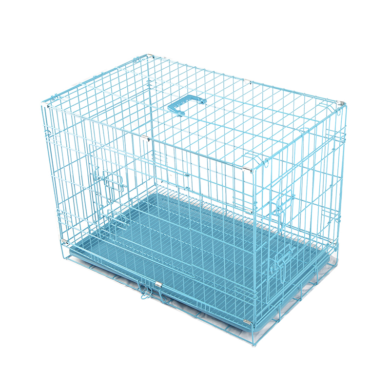 Foldable filum metallum canem caveam Foldable filum metallum canem caveam