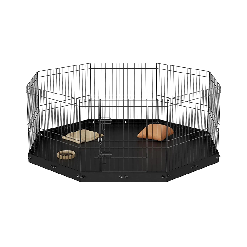 Oxford fabricae area Foldable Metal filum canis Playpen