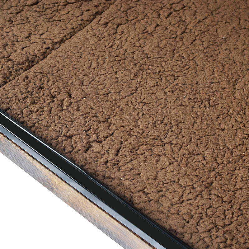 Umbraticis lignea supellectilem style canis cavea et Cushion & rotae Umbraticis lignea supellectilem style canis cavea et Cushion & rotae