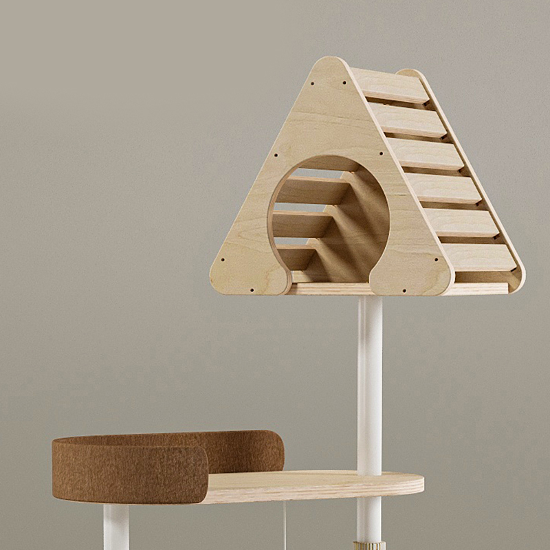 Minimalist geometrica cute quod lignea Turrim umbraticis condo nido cattus arbore Minimalist geometrica cute quod lignea Turrim umbraticis condo nido cattus arbore