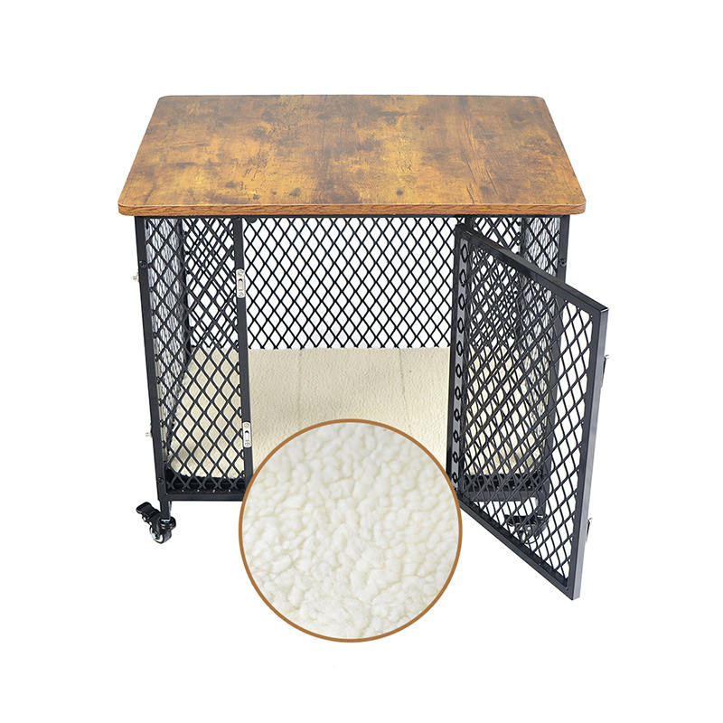 Furniture style magna lignea canis caveam et rotae & Cushion Furniture style magna lignea canis caveam et rotae & Cushion