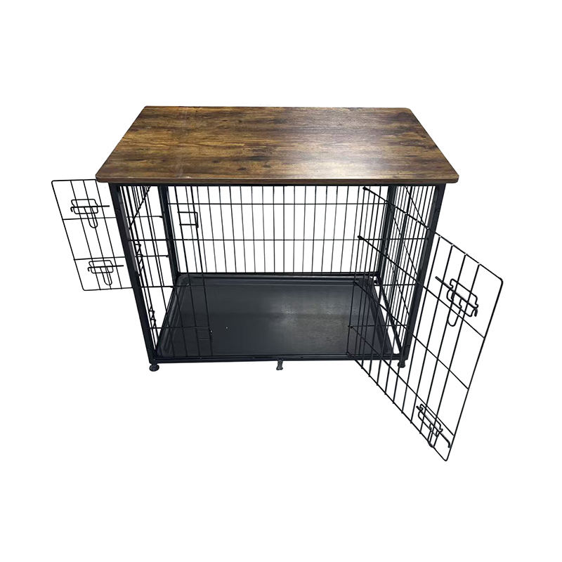 Magna lignum supellectilem canis cavea amovibilibus lance Magna lignum supellectilem canis cavea amovibilibus lance