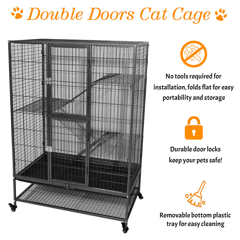 Large gravibus Officium II / III / IV-Other metallum umbraticis Tube Cattus caveam cum rotae Large gravibus Officium II / III / IV-Other metallum umbraticis Tube Cattus caveam cum rotae