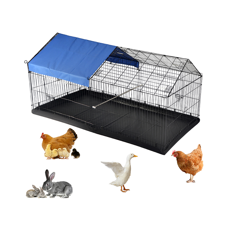 Outdoor Foldable Poultry Metal filum gallinaceo coope ad parvum animalibus Outdoor Foldable Poultry Metal filum gallinaceo coope ad parvum animalibus