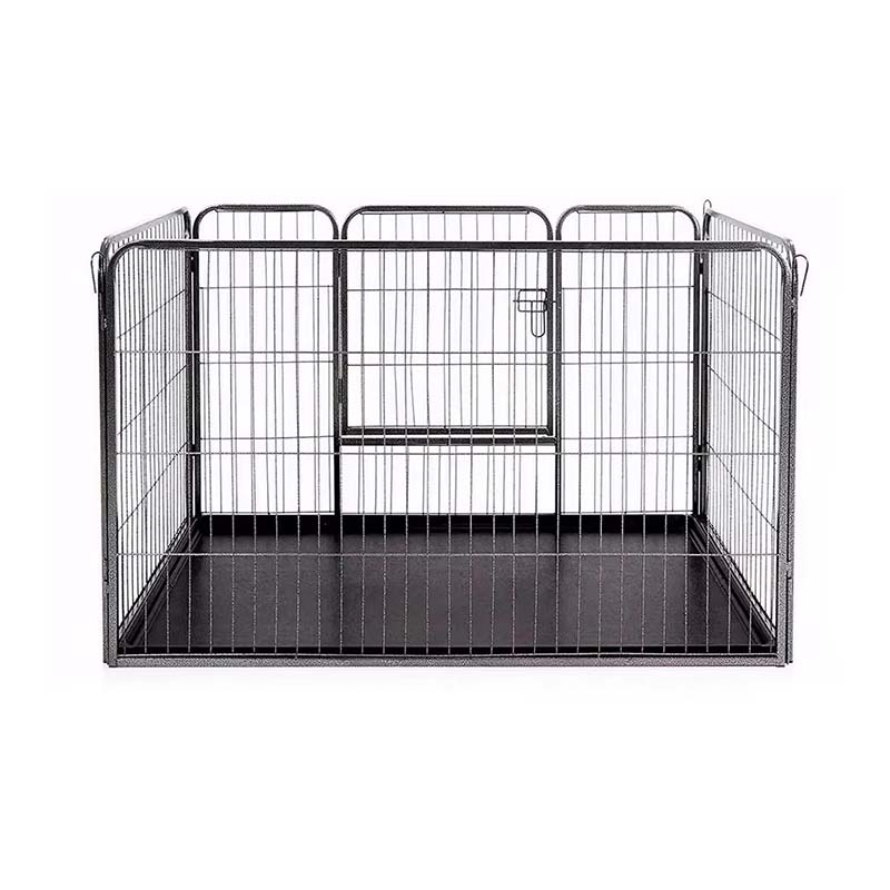 Foldable tubo metallum canis Playpen