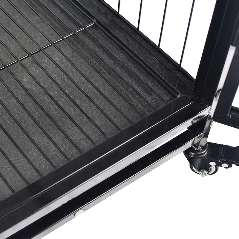 XLII digiti aperta summo stackable tubo metallum canem caveam XLII digiti aperta summo stackable tubo metallum canem caveam