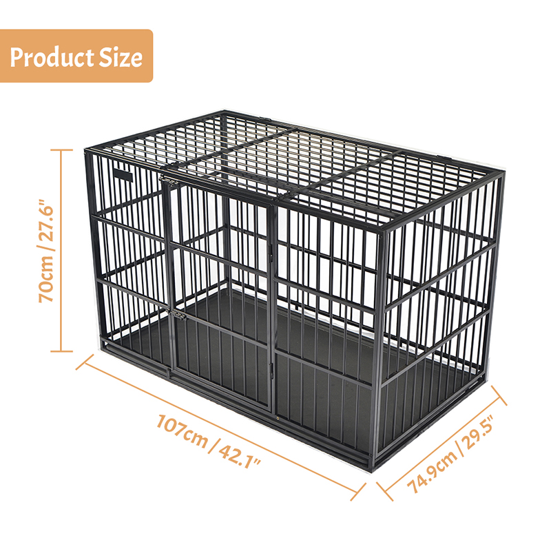 Patefacio Top Anti-Chew Tube Metal Dog Cage Patefacio Top Anti-Chew Tube Metal Dog Cage