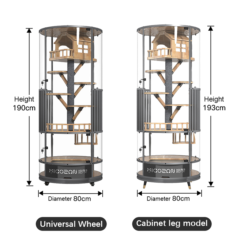 Panoramic Multi-Feature Villa Umbraticis Cattus Cage clausura Cabinet Panoramic Multi-Feature Villa Umbraticis Cattus Cage clausura Cabinet