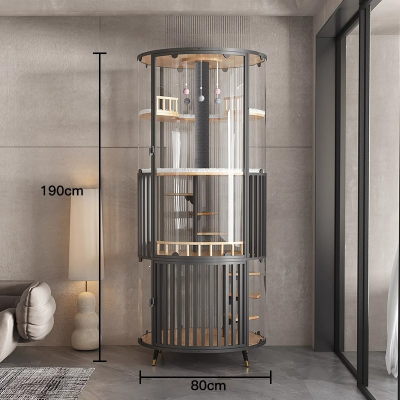 Panoramic Multi-Feature Villa Umbraticis Cattus Cage clausura Cabinet Panoramic Multi-Feature Villa Umbraticis Cattus Cage clausura Cabinet