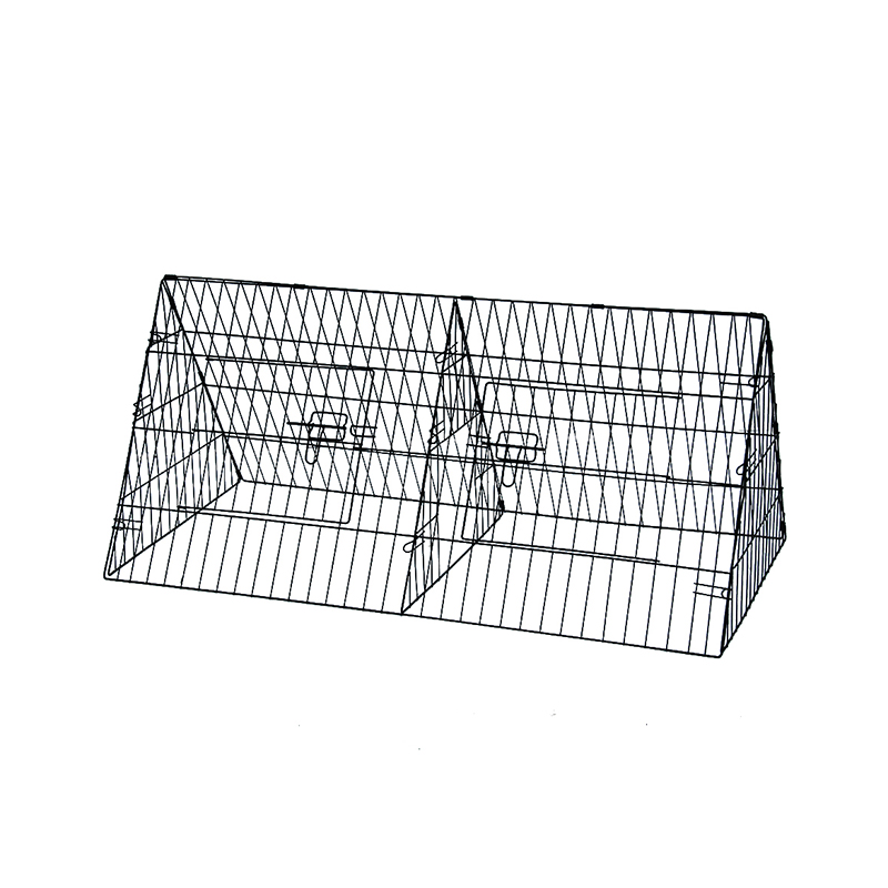 Outdoor trianguli Folding Metal Bunny Lepus Hutch Domus enim parva animalibus Outdoor trianguli Folding Metal Bunny Lepus Hutch Domus enim parva animalibus