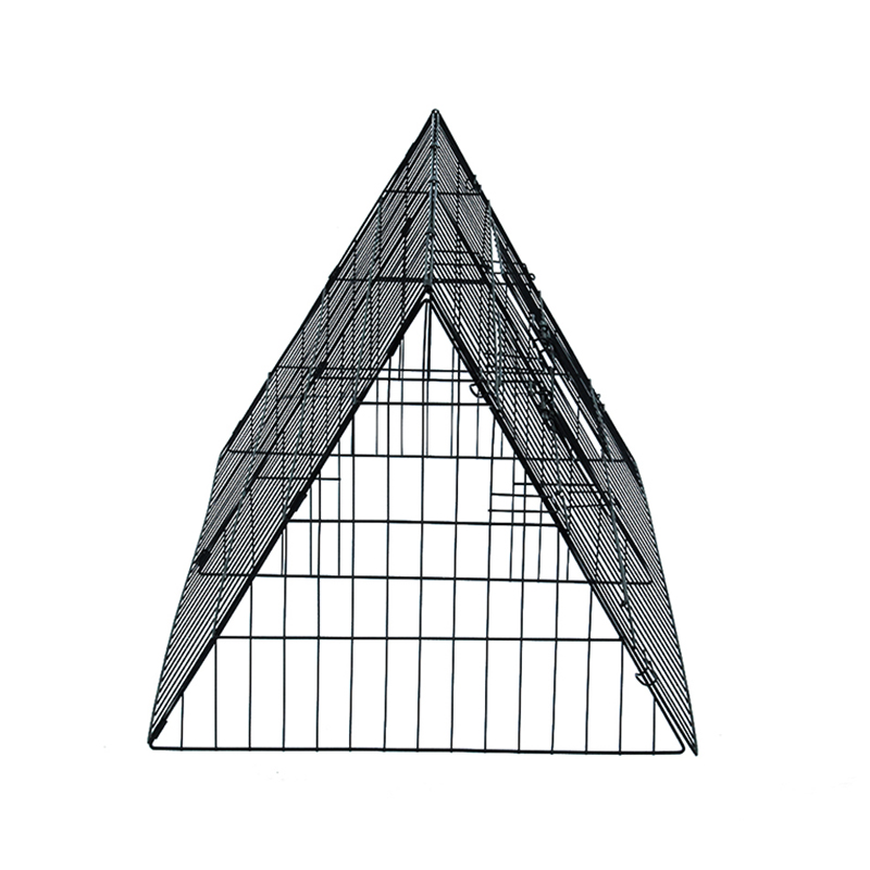 Outdoor trianguli Folding Metal Bunny Lepus Hutch Domus enim parva animalibus Outdoor trianguli Folding Metal Bunny Lepus Hutch Domus enim parva animalibus