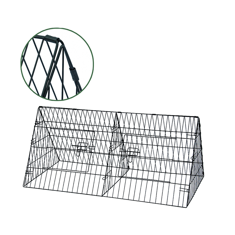 Outdoor trianguli Folding Metal Bunny Lepus Hutch Domus enim parva animalibus Outdoor trianguli Folding Metal Bunny Lepus Hutch Domus enim parva animalibus